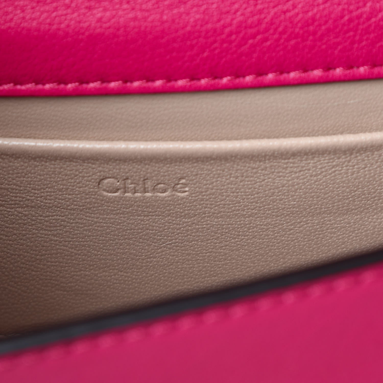 Chloe Calfskin Small Nile Bracelet Minaudiere Bag Fuchsia Rose 6 of 12