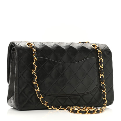 Chanel Lambskin Quilted Medium Double Flap Black 3 of 11