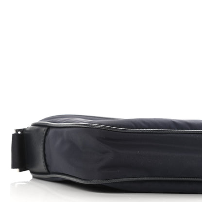 Prada Tessuto Nylon Saffiano Messenger Bag Baltico 13 of 16