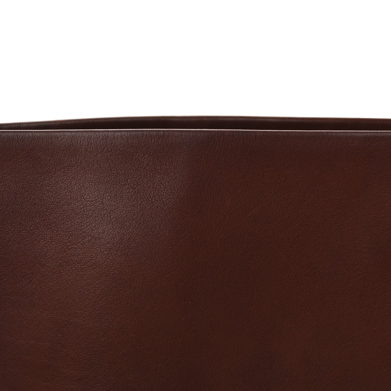 The Row Polished Saddle Calfskin Medium N/S Park Tote Burnt Wood 7 of 9