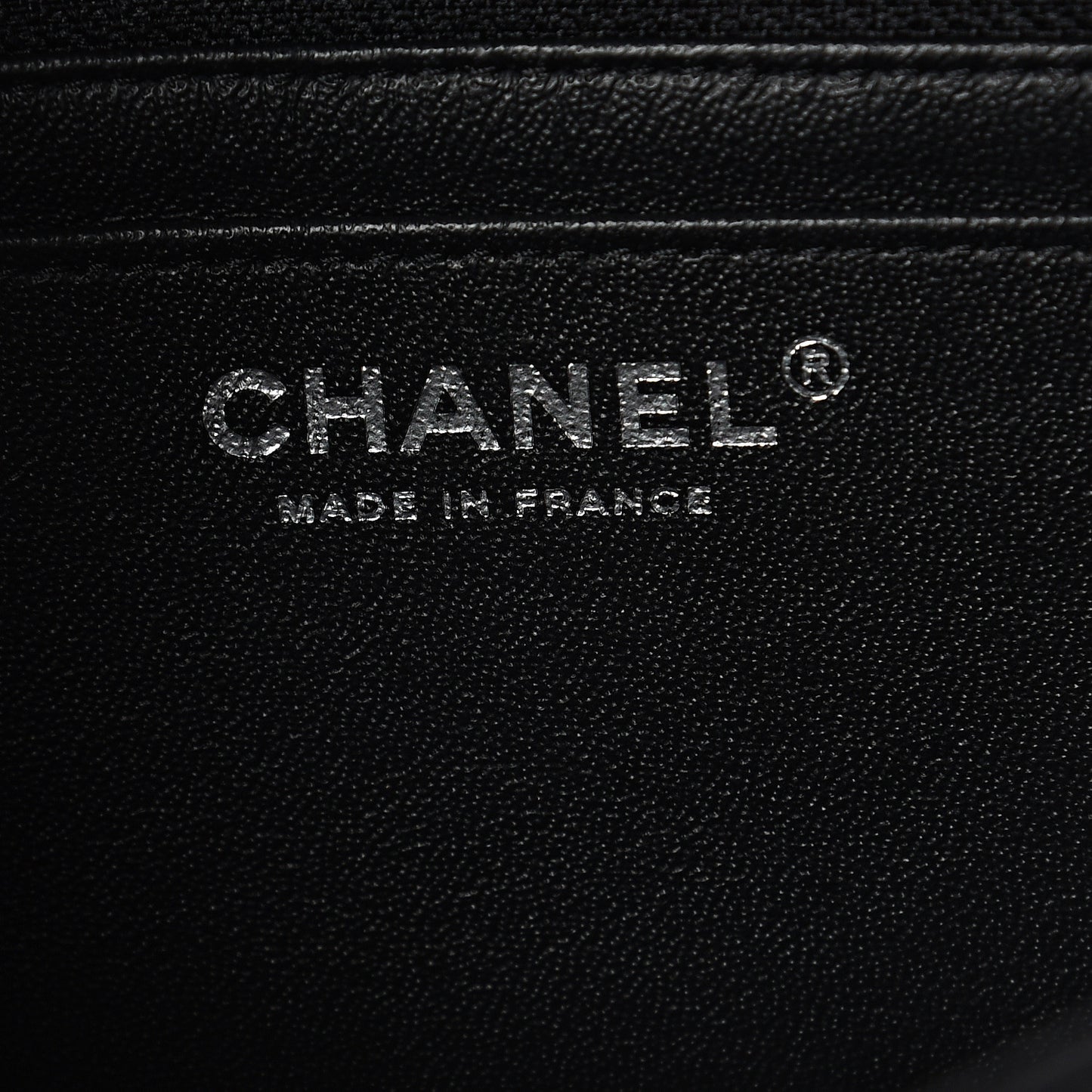 Lambskin Quilted Mini Rectangular Flap Black