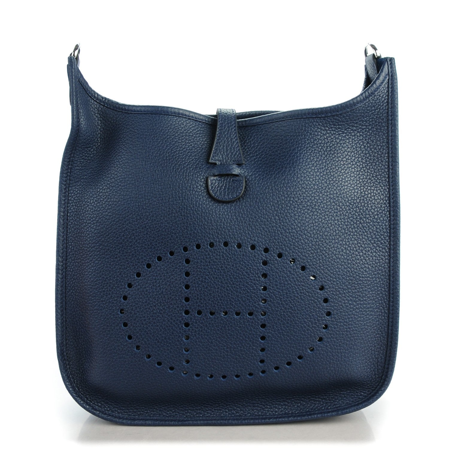 Hermes Taurillon Clemence Evelyne III PM Bleu Nuit 1 of 12