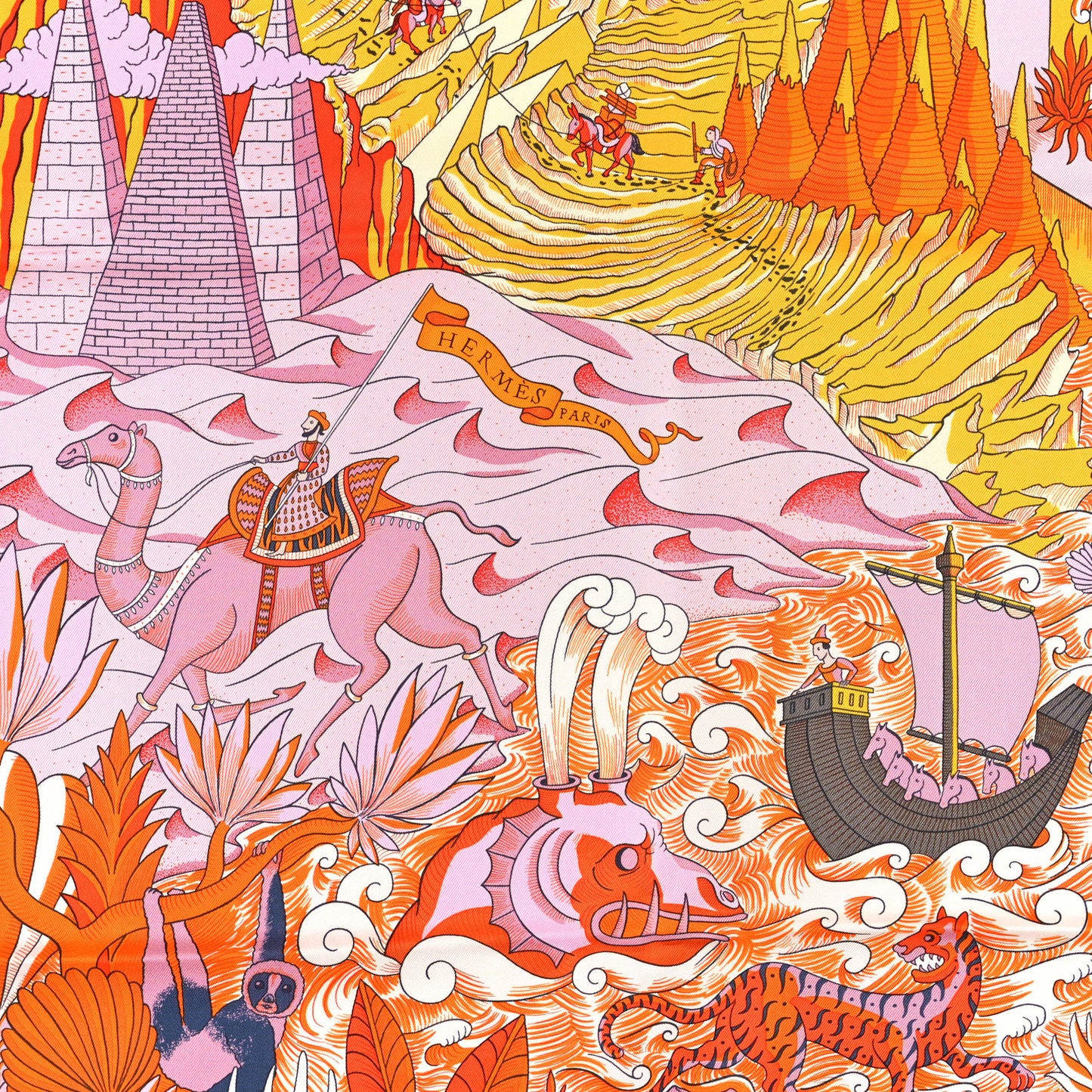 Silk Cosmographia Universalis Scarf 90