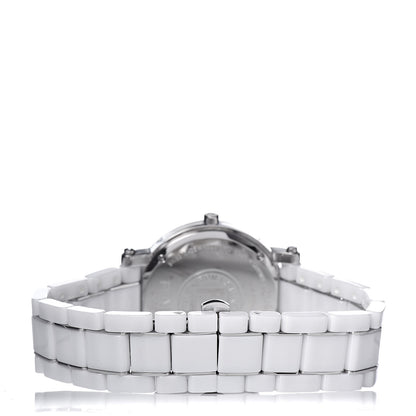 Fendi Stainless Steel Ceramic Diamond Bezel 38mm Round Quartz Watch White 4 of 6