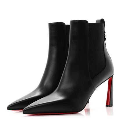 Christian Louboutin Calfskin Condodo 85 Ankle Boots 39 Black 4 of 9