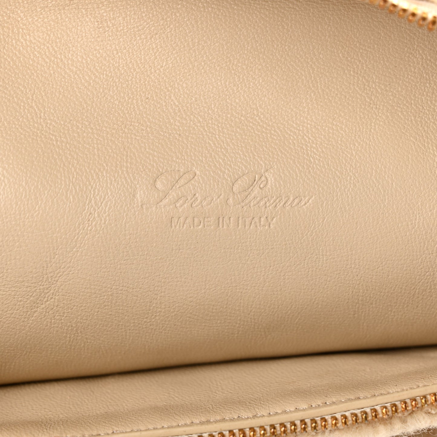 Boucle Wool L19 Extra Pocket Pouch White Fossil