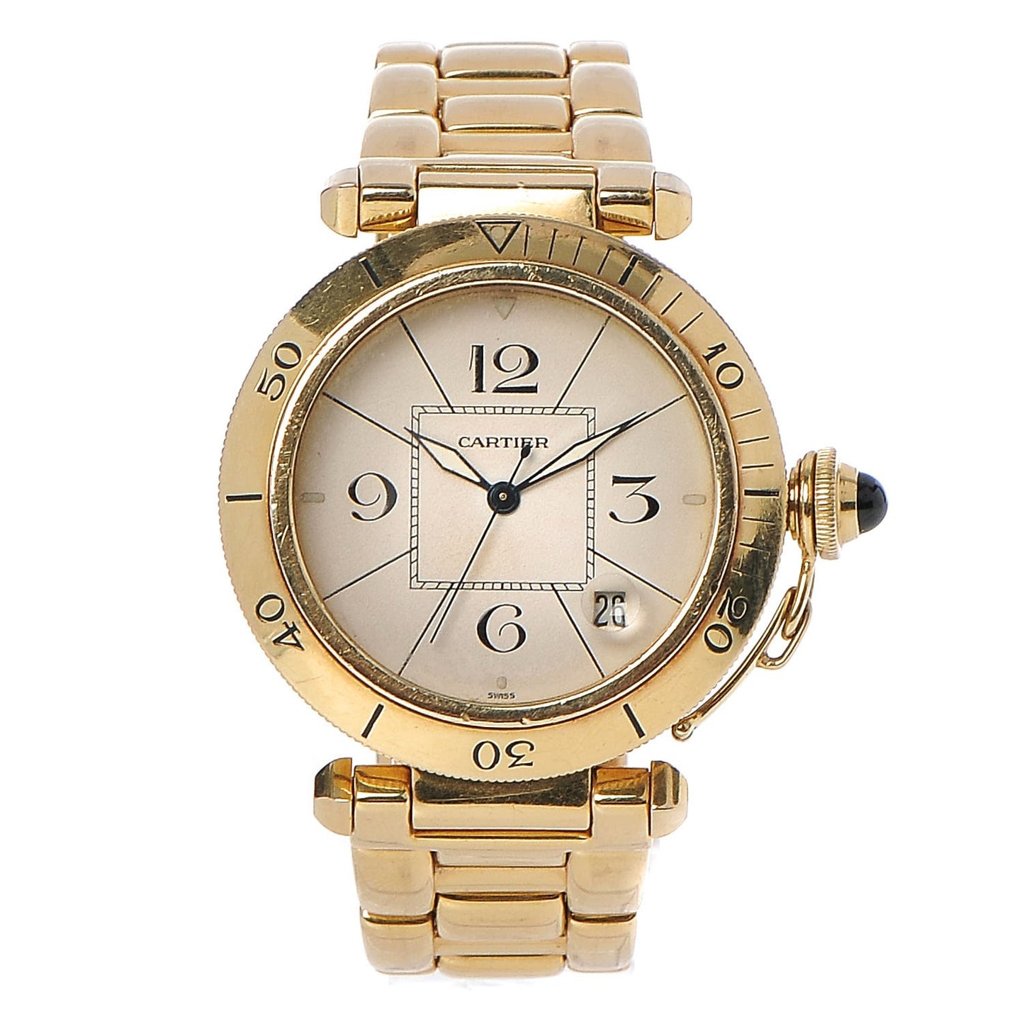 18K Yellow Gold 38mm Pasha C Automatic Watch
