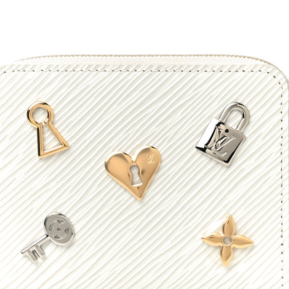 Louis Vuitton Epi Love Lock Zippy Coin Purse White 7 of 10