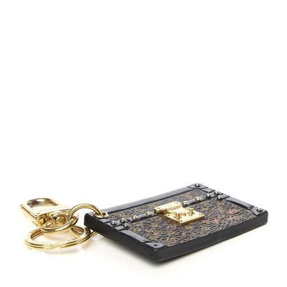Louis Vuitton Petite Malle Bag Charm Key Holder Brown 3 of 3