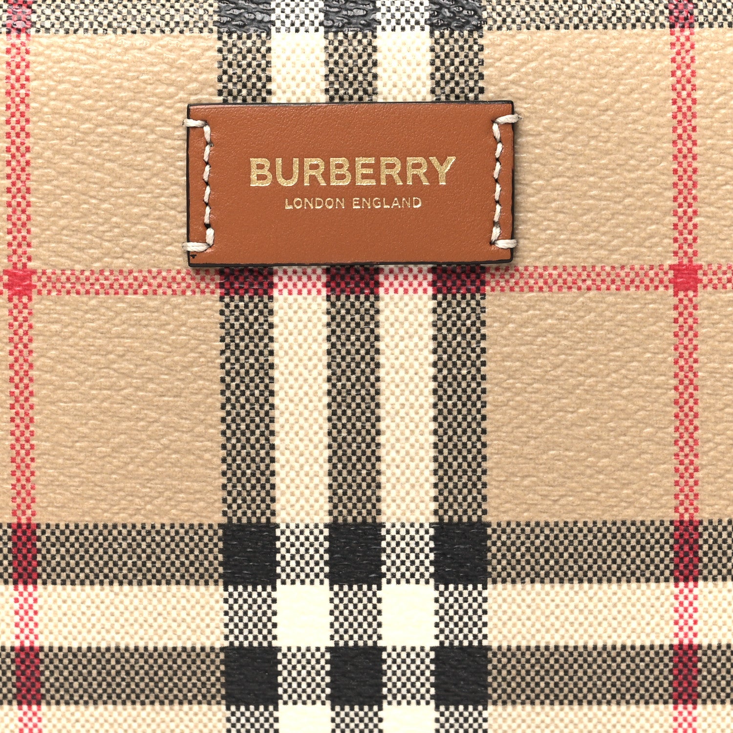 Burberry House Check Small Cosmetic Pouch Archive Beige 8 of 10