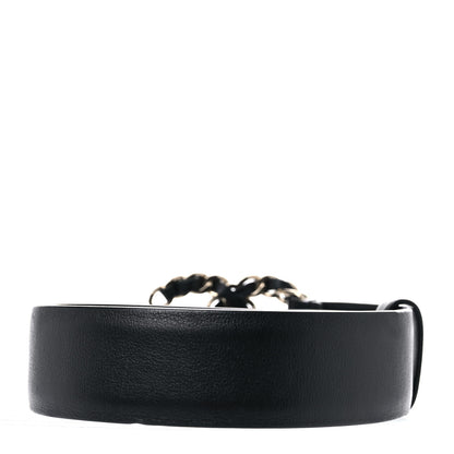 Chanel Calfskin CC Chain Belt 105 42 Black 2 of 7