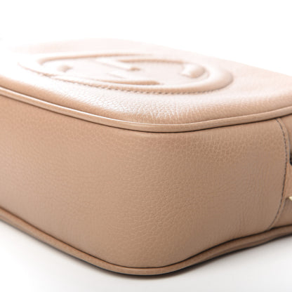 Gucci Pebbled Calfskin Small Soho Disco Bag Camelia 9 of 10