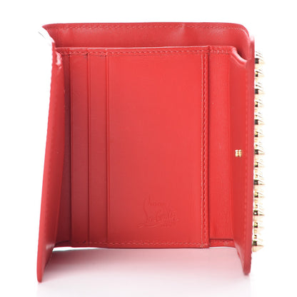 Christian Louboutin Patent Spiked Macaron Mini Wallet Leopard 5 of 8