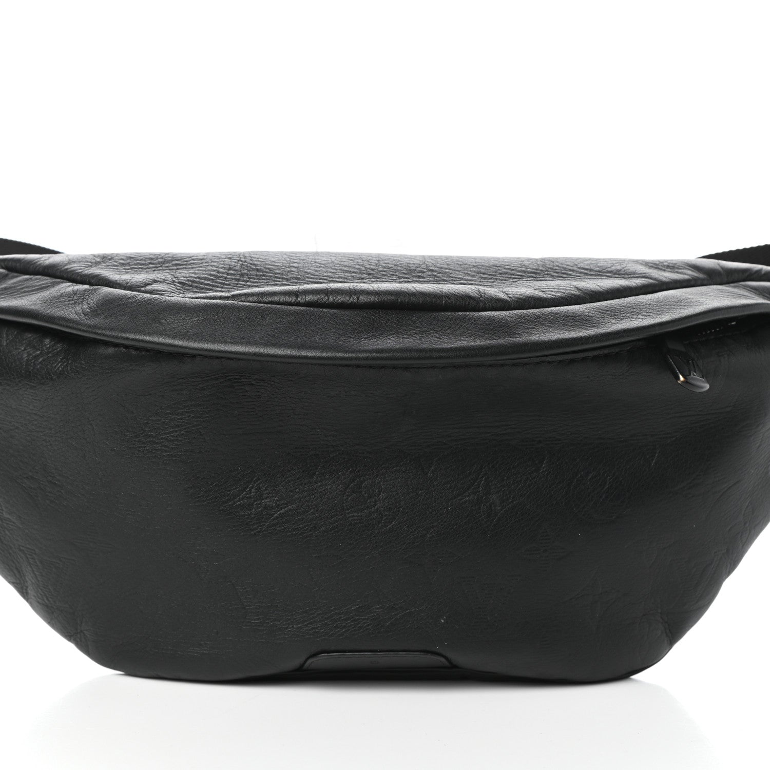 Louis Vuitton Calfskin Monogram Shadow Discovery Bumbag Black 7 of 9