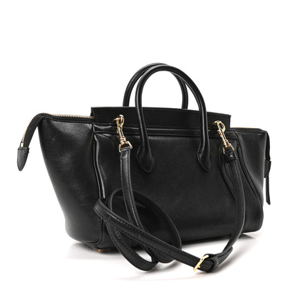 Celine Supple Shiny Lambskin Little New Luggage Black 3 of 10