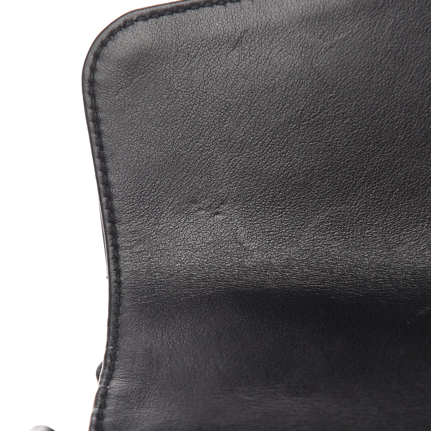 Gucci Calfskin Matelasse Mini GG Marmont Top Handle Shoulder Bag Black 11 of 11