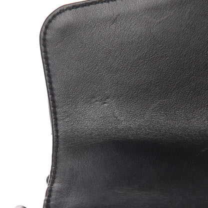 Gucci Calfskin Matelasse Mini GG Marmont Top Handle Shoulder Bag Black 11 of 11