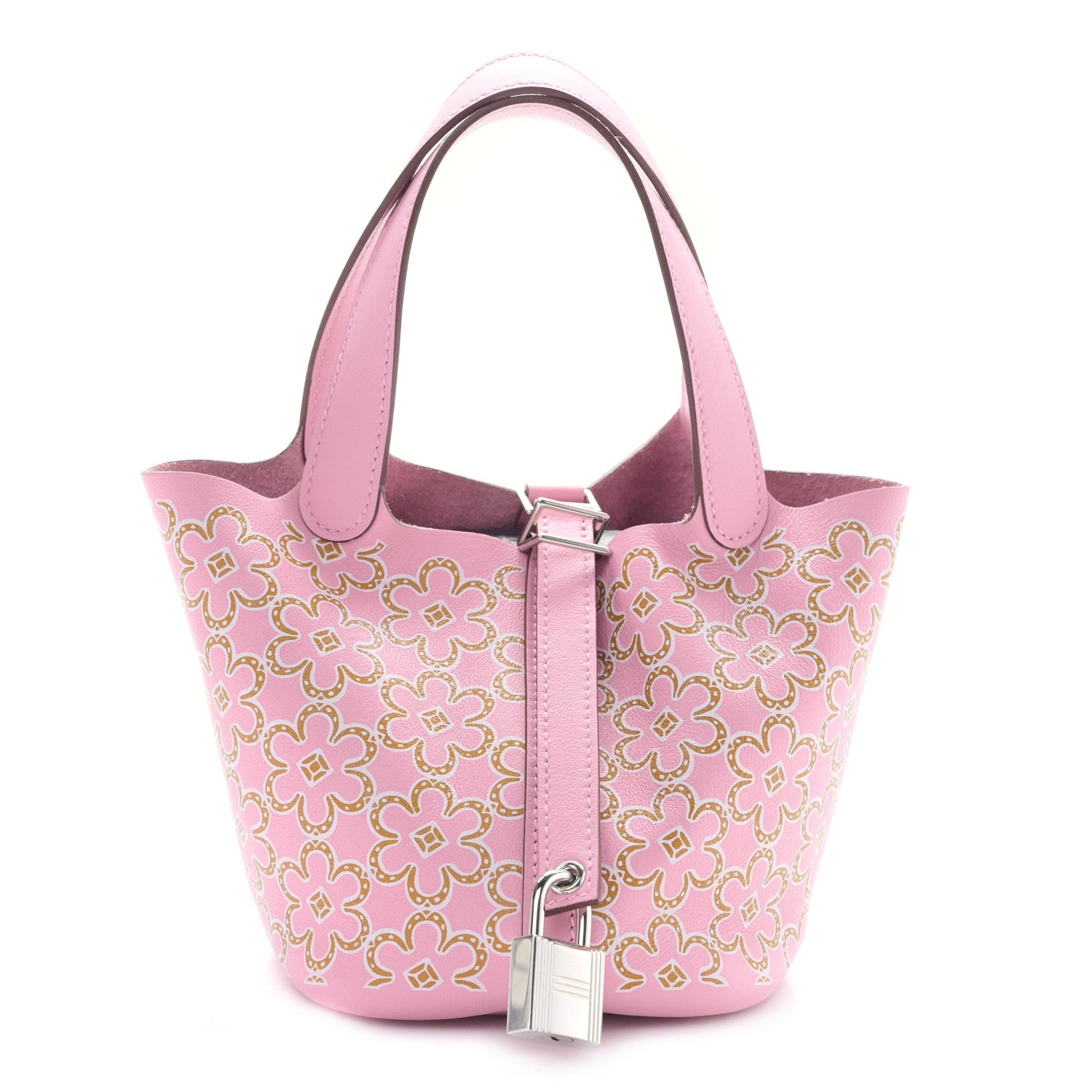 Hermes Swift Micro Lucky Daisy Picotin Lock Mauve Sylvestre 1 of 10