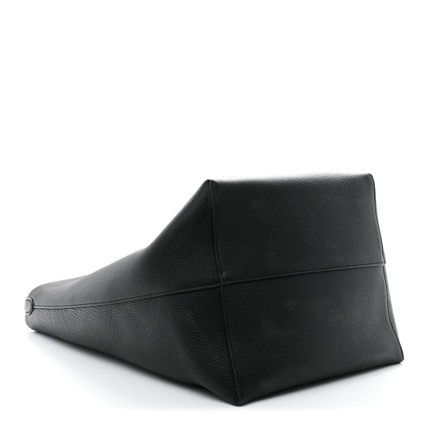 The Row Grained Calfskin Large N/S Park Tote Black 4 of 10