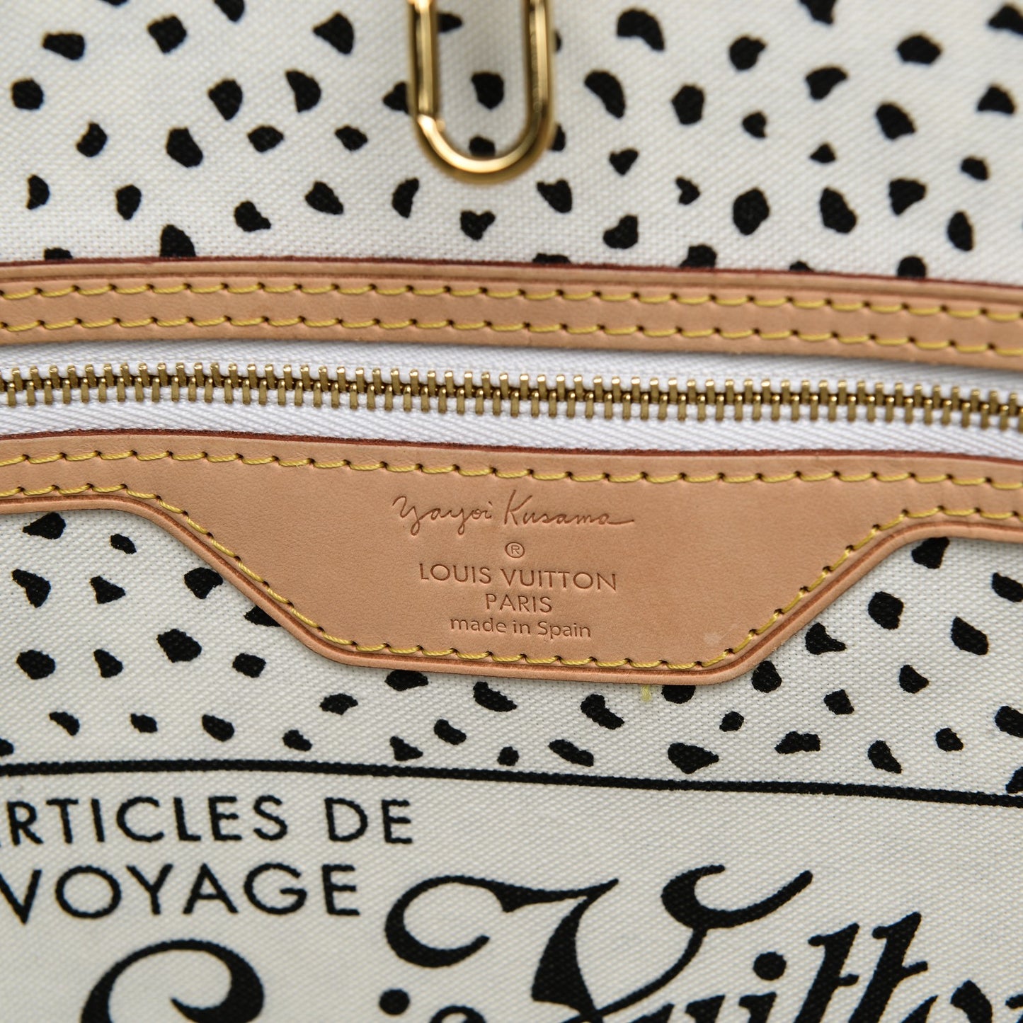 Monogram Kusama Waves Neverfull MM White