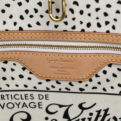 Louis Vuitton Monogram Kusama Waves Neverfull MM White 6 of 8