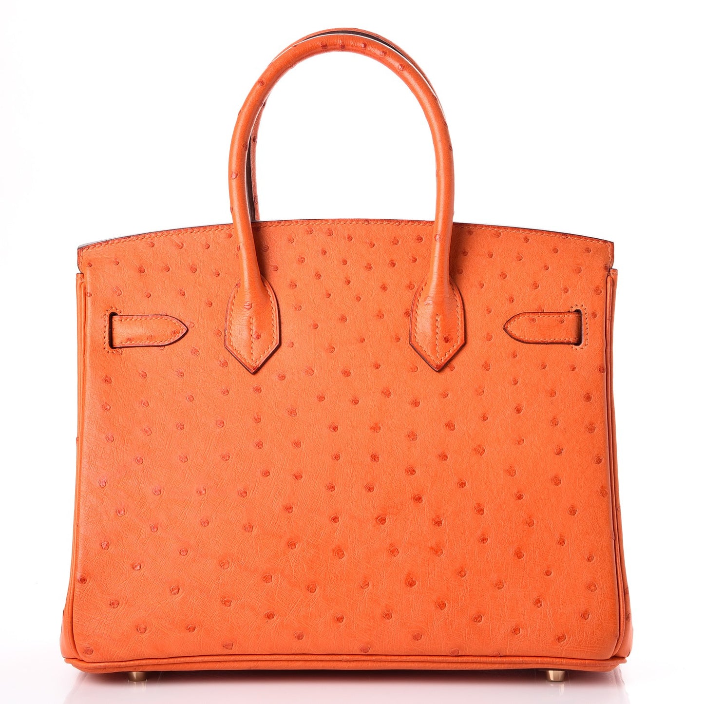 Ostrich Birkin 30 Orange