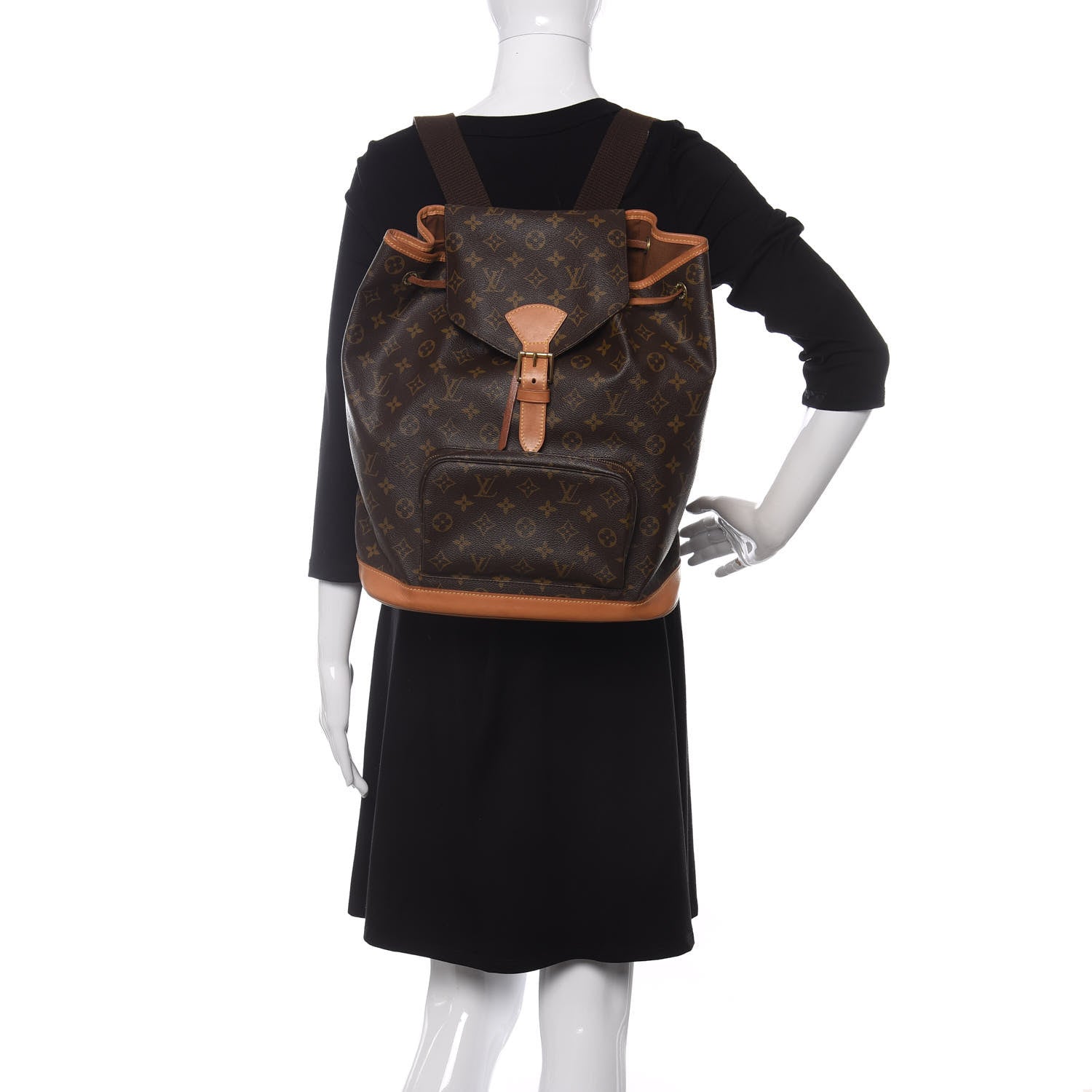 Louis Vuitton Monogram Montsouris GM Backpack 2 of 11