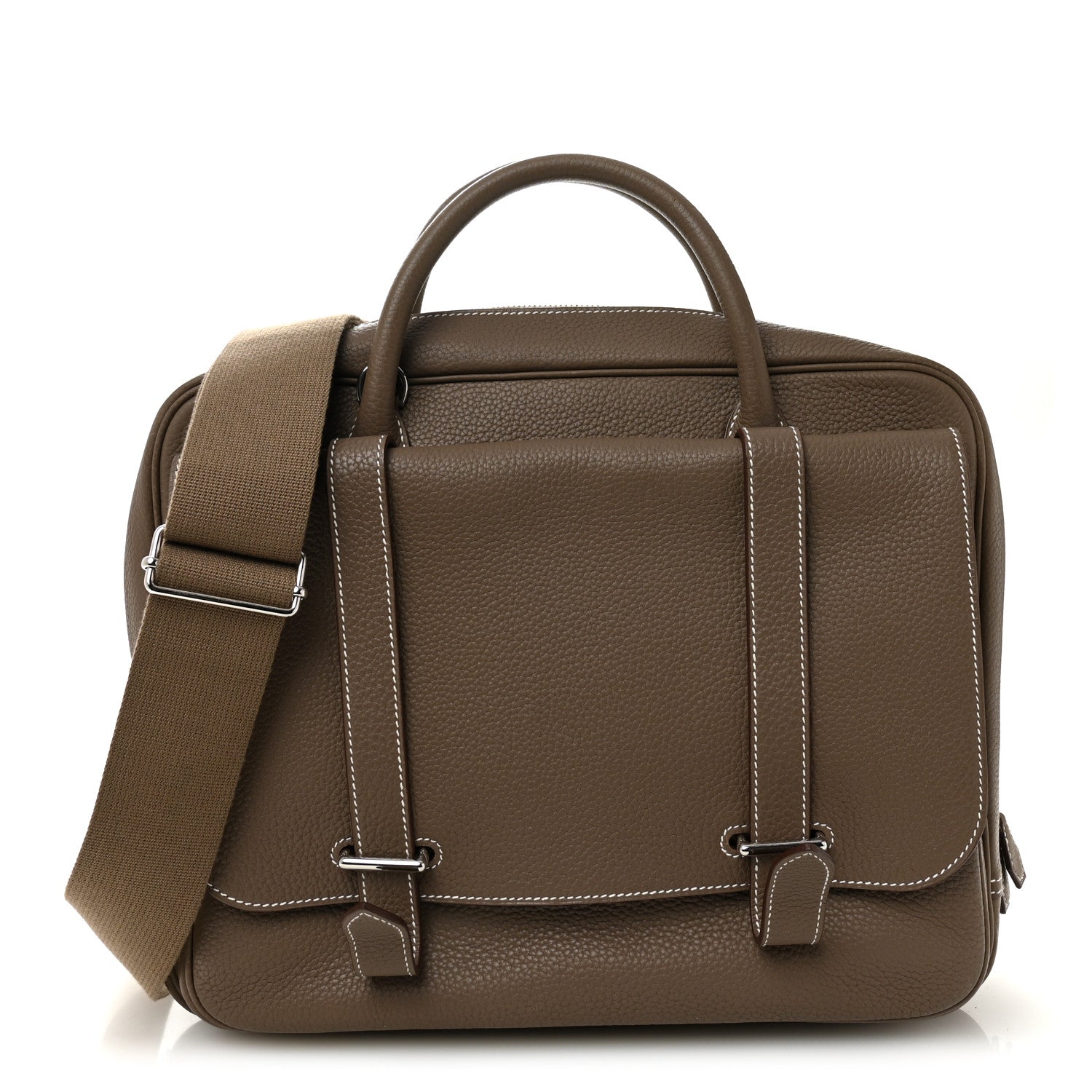 Hermes Taurillon Clemence Steve 35 Etoupe 1 of 10