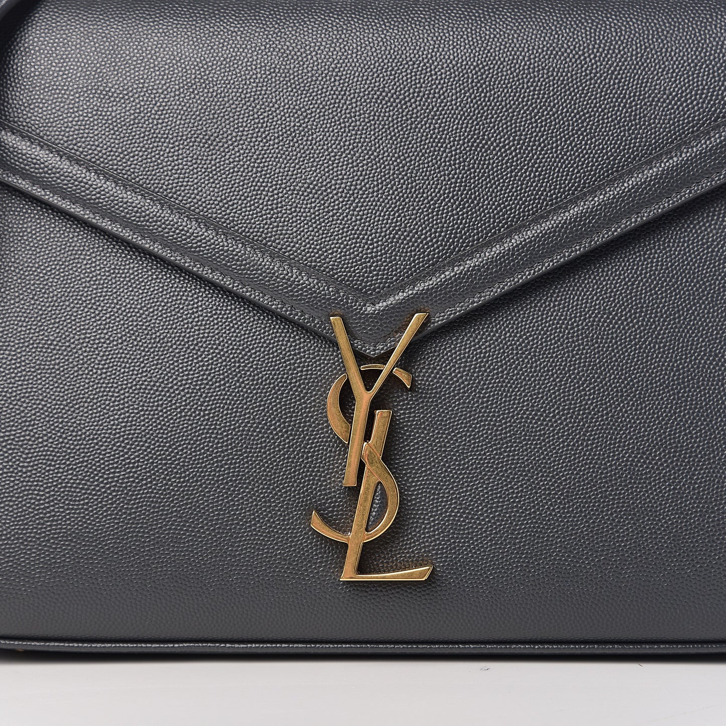Grain de Poudre Medium Classic Monogram Cassandra Top Handle Dark Smog