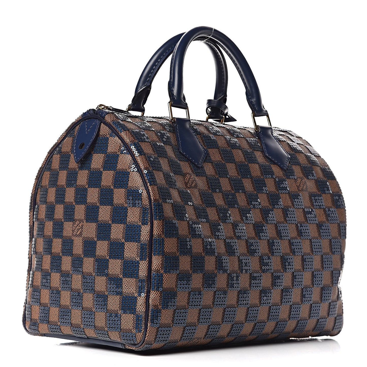 Damier Paillettes Speedy 30 Blue