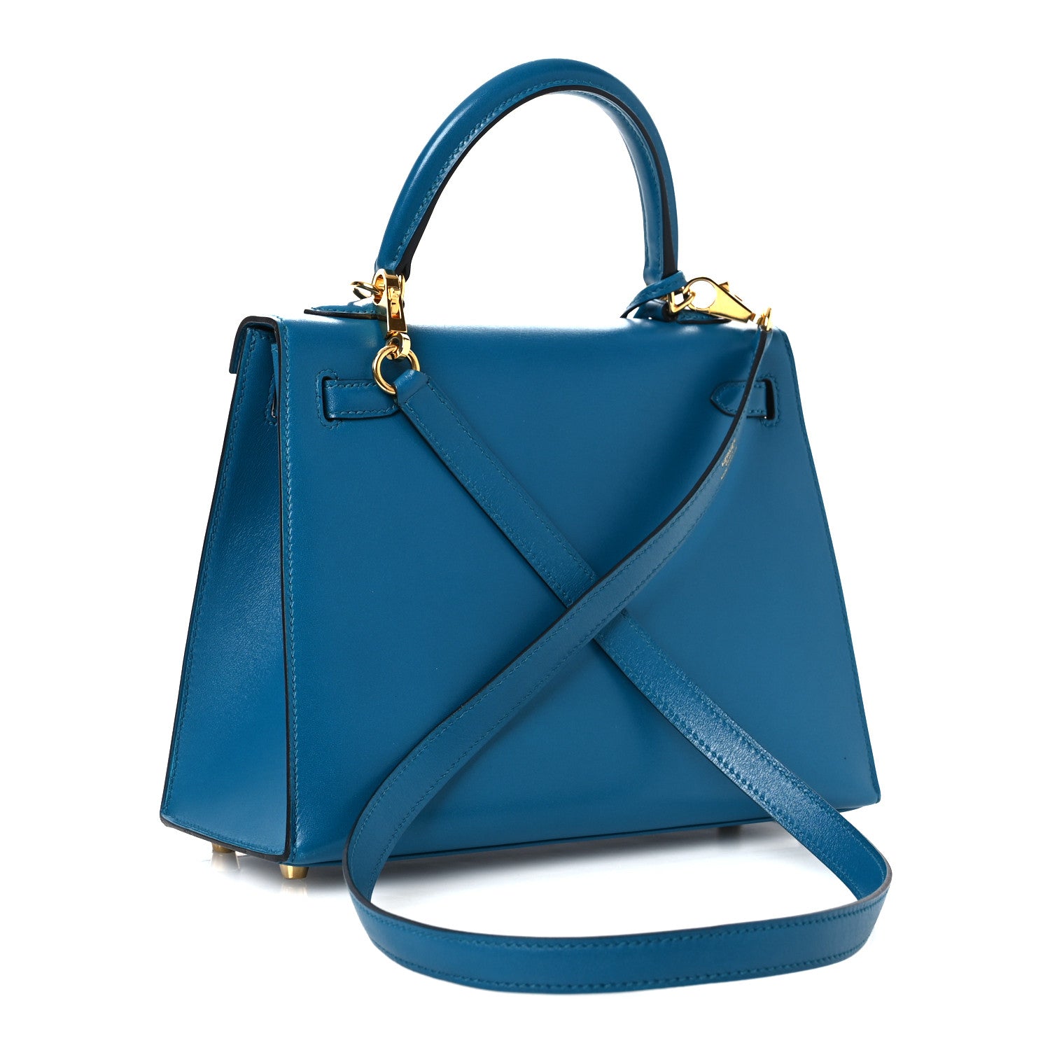 Hermes Box Kelly Sellier 25 Bleu Izmir 1834308 – FASHIONPHILE
