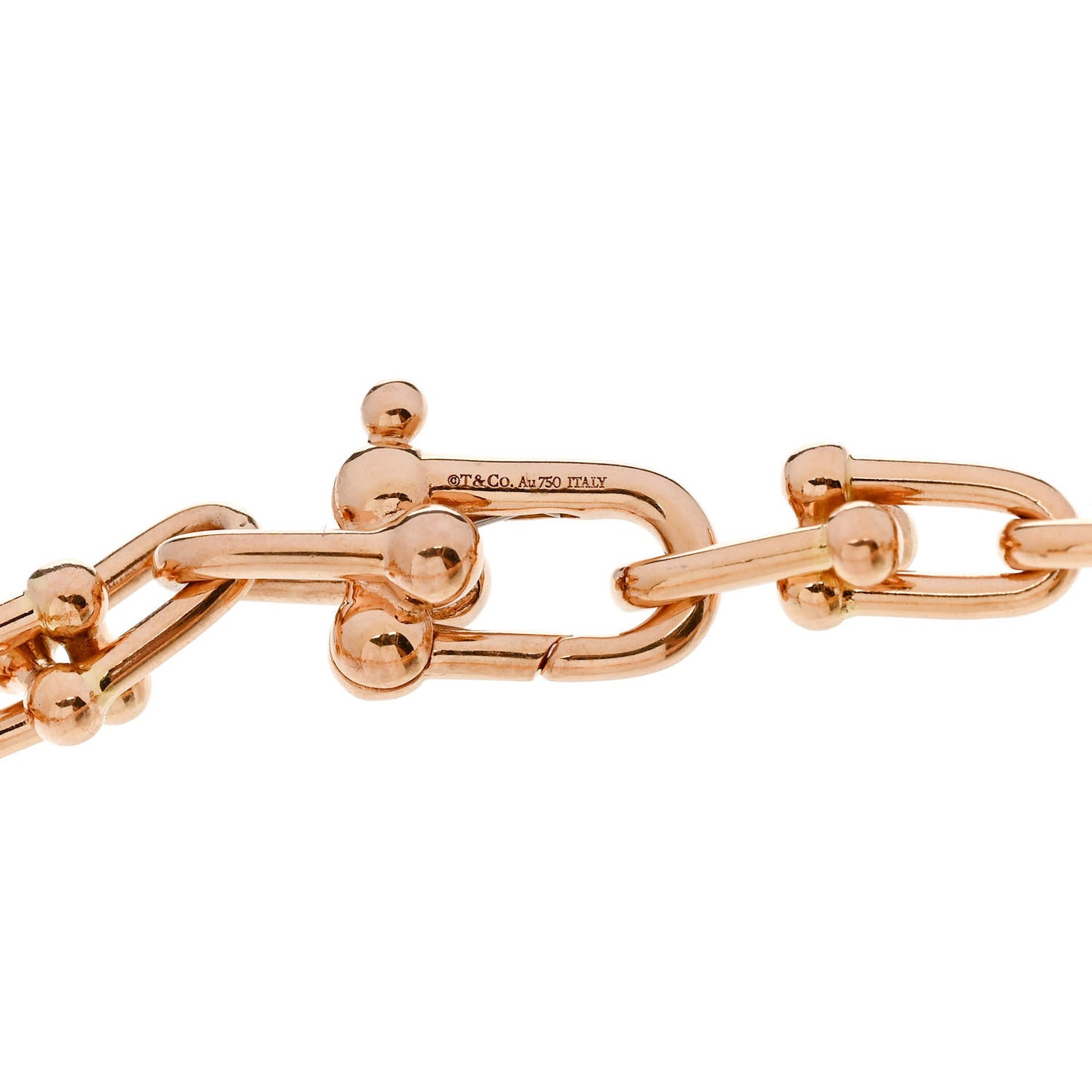 18K Rose Gold Small HardWear Link Bracelet