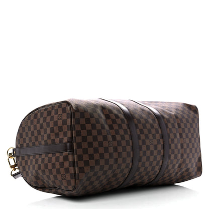 Louis Vuitton Damier Ebene Keepall Bandouliere 55 3 of 8