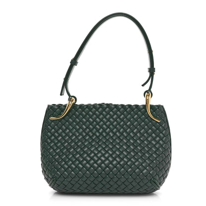 Bottega Veneta Nappa Intrecciato Small Clicker Shoulder Bag Raintree 1 of 10