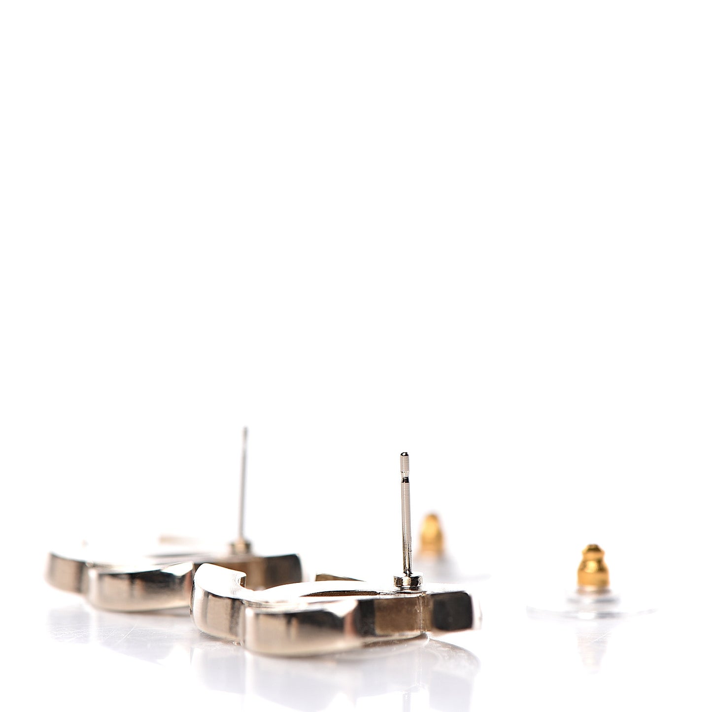 Crystal CC Earrings Gold