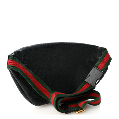 Gucci Grained Calfskin Small Logo Belt Bag Black 2 of 9