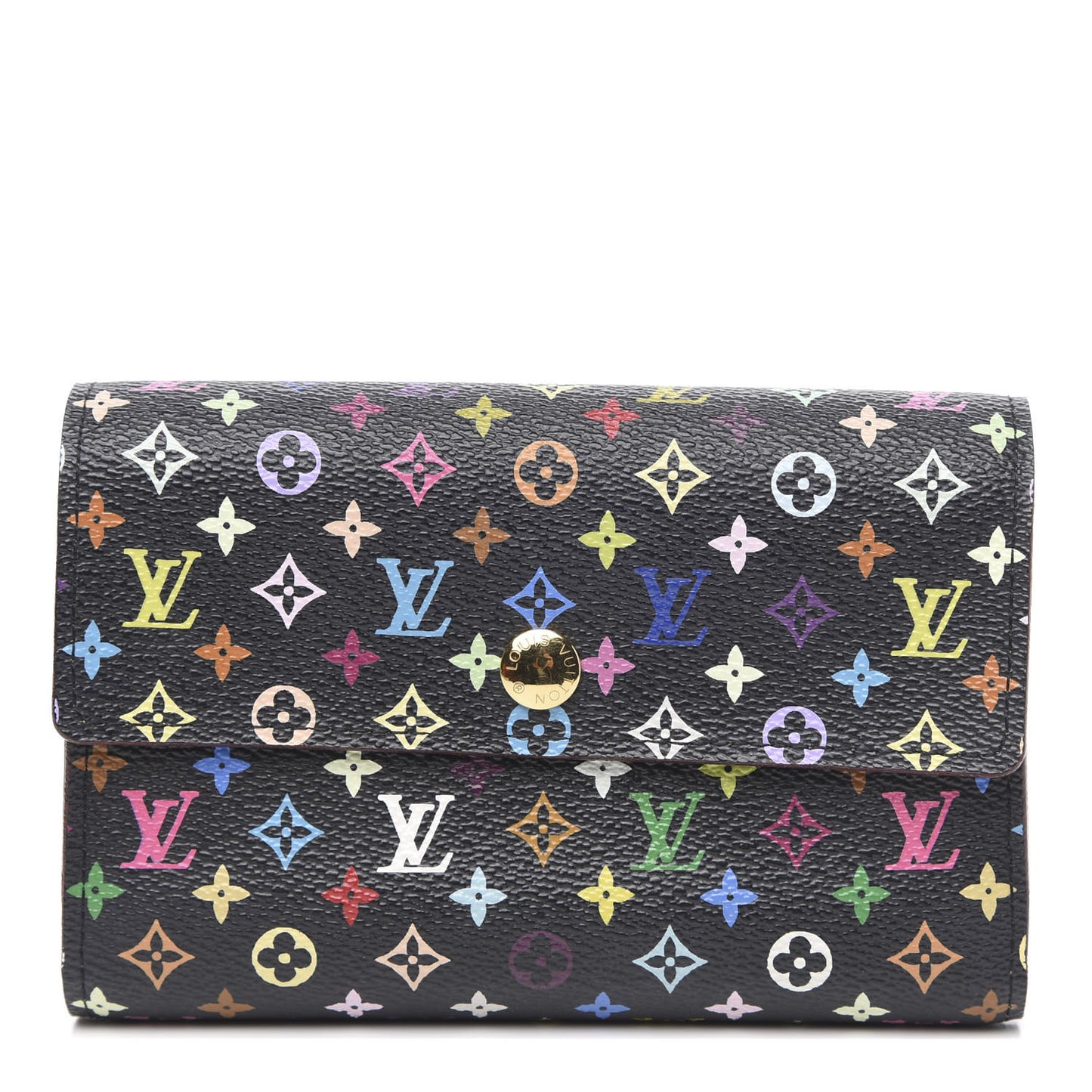 Monogram Multicolor Alexandra Wallet Black