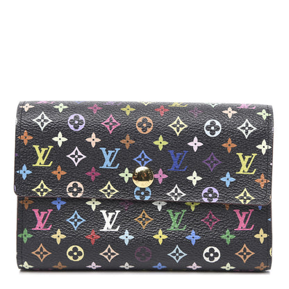 Louis Vuitton Monogram Multicolor Alexandra Wallet Black 1 of 11