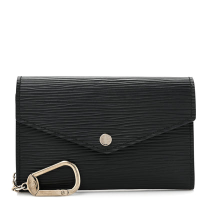 Louis Vuitton Epi Key Pouch Noir 1 of 8
