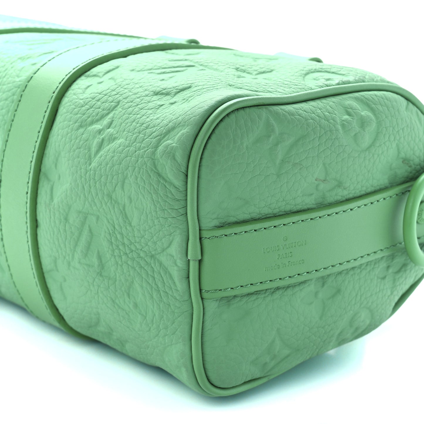 Monogram Taurillon Keepall Bandouliere 25 Minty Green