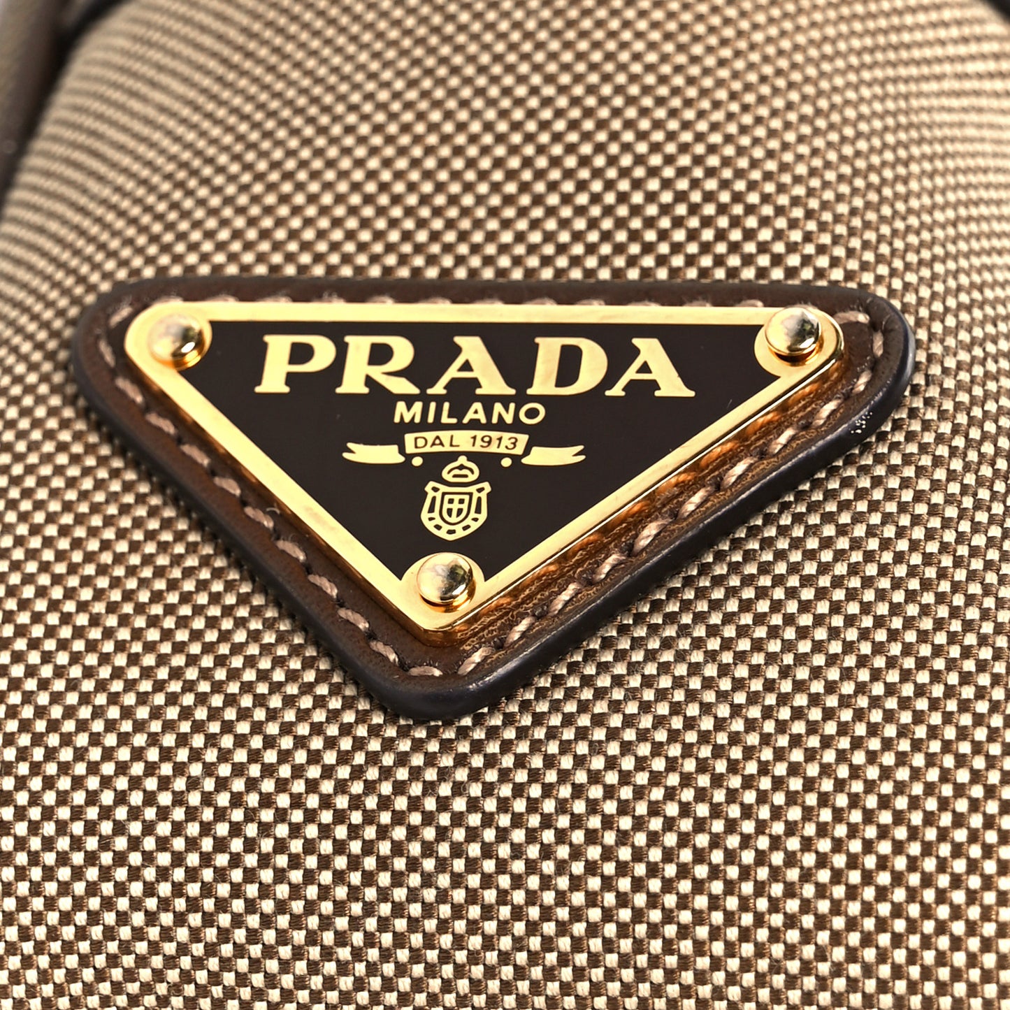 Jacquard Logo Camera Bag Corda Bruciato