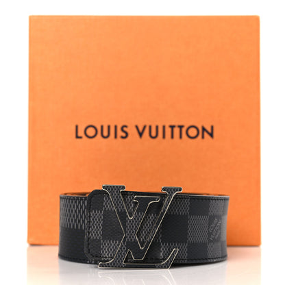 Louis Vuitton Damier Graphite LV Initiales Belt 90/36 5 of 5