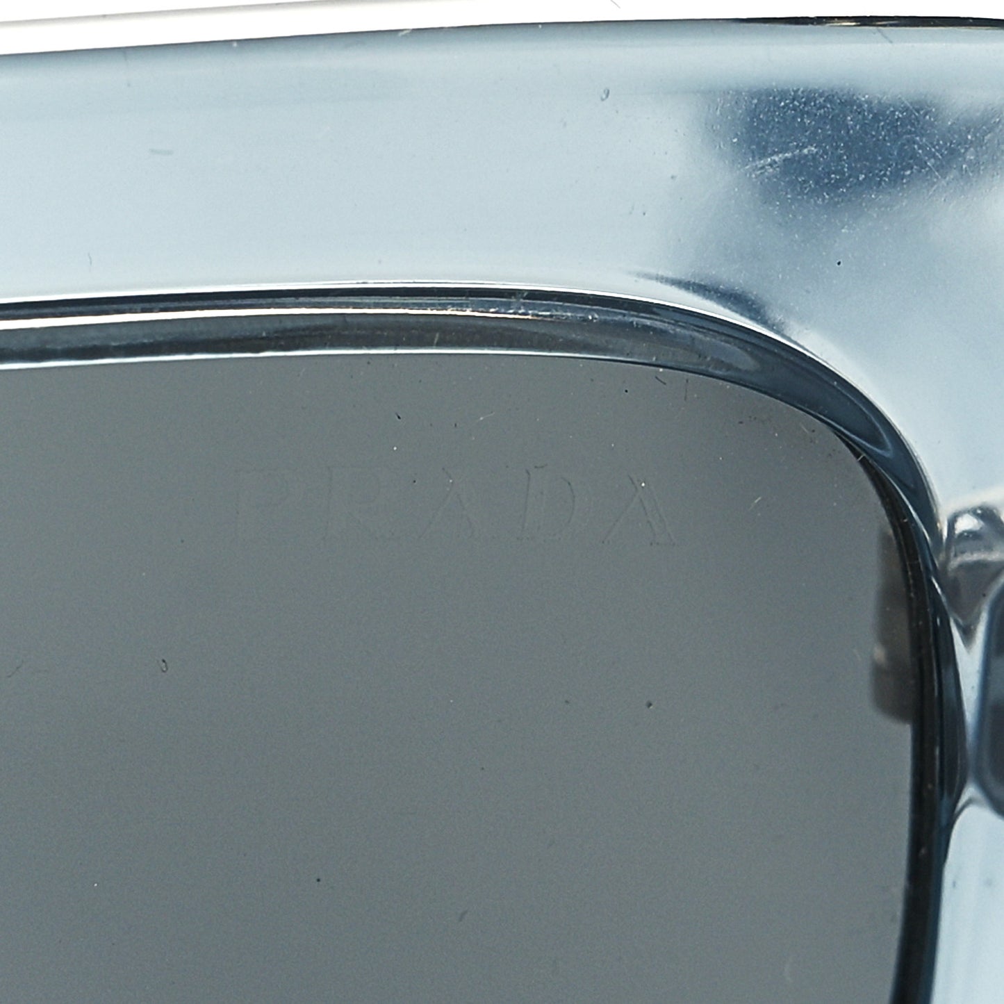 Acetate Square Sunglasses SPR 23M Transparent Blue