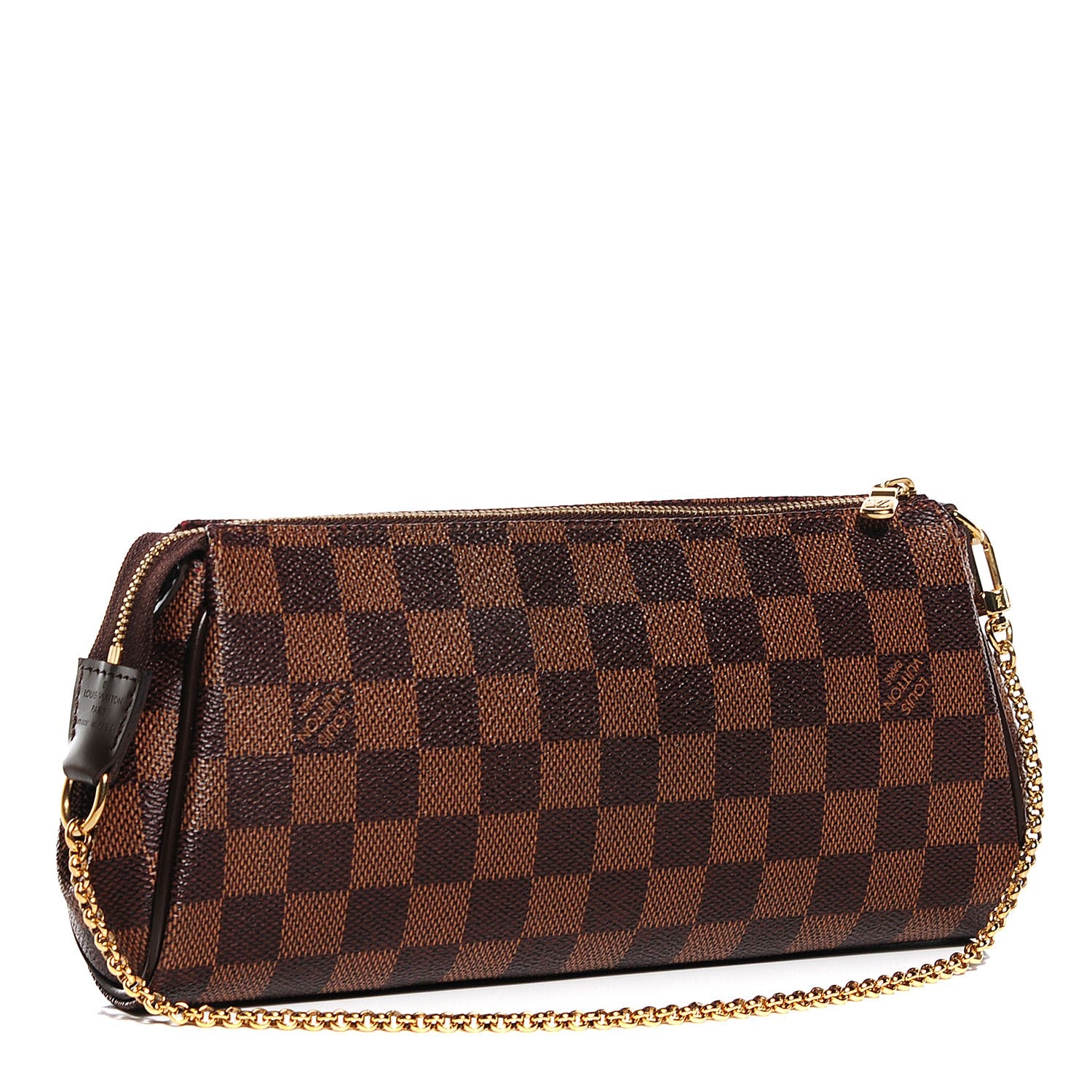 Louis Vuitton Damier Ebene Eva Clutch 3 of 7
