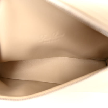 Loro Piana Grained Calfskin L19 Extra Pocket Pouch Whisper White 5 of 9