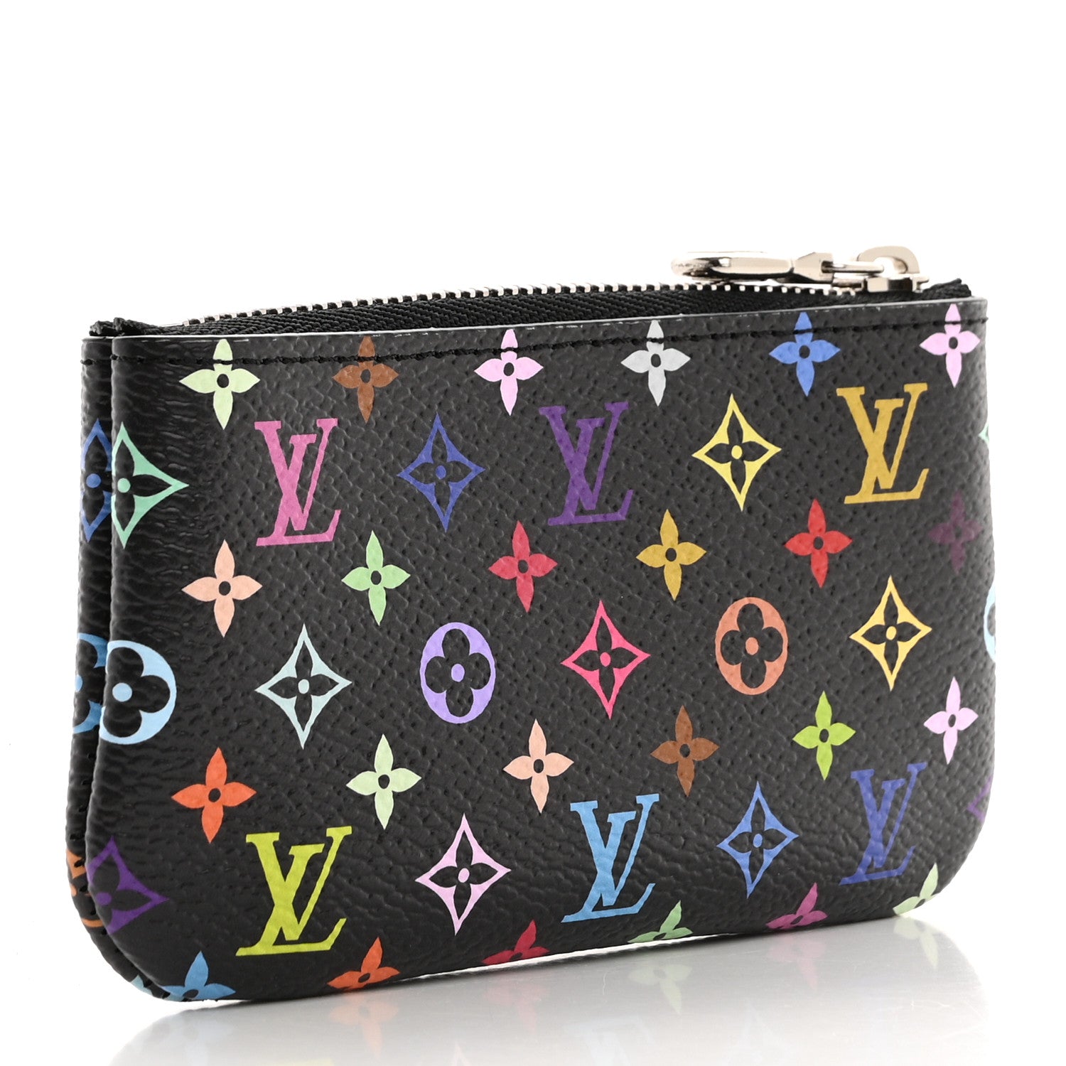 Louis Vuitton LV X TM Monogram Multicolor Key Pouch Black 3 of 8