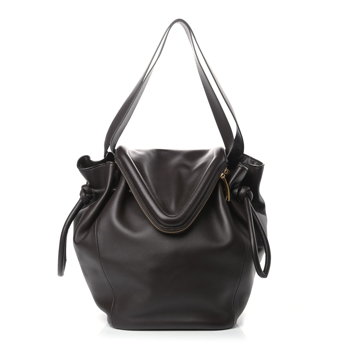 Calfskin Large Beak Tote Fondant