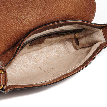 Gucci Calfskin Small Harness Shoulder Bag Acero Mushroom 5 of 8