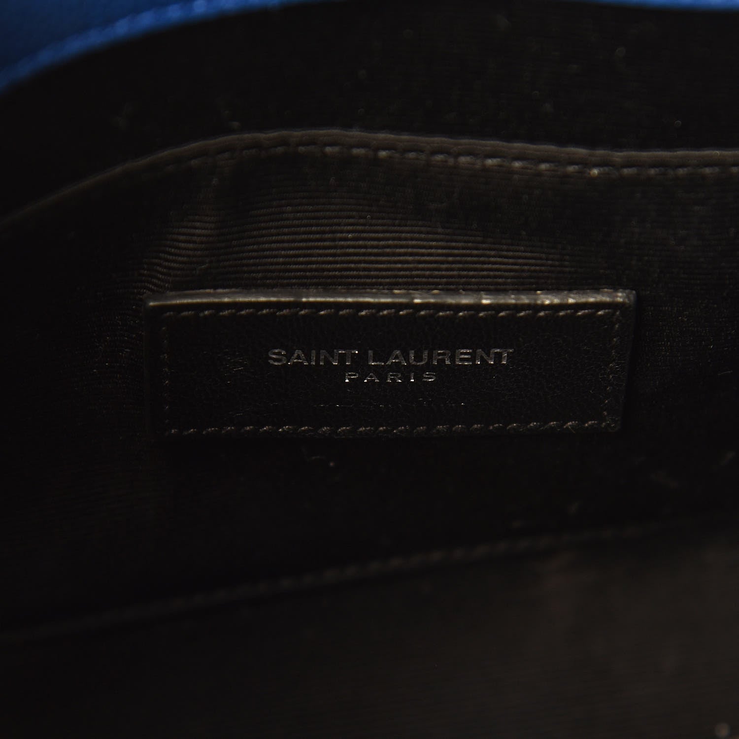 Saint Laurent Grained Calfskin Nano Sac De Jour Royal Blue 6 of 14