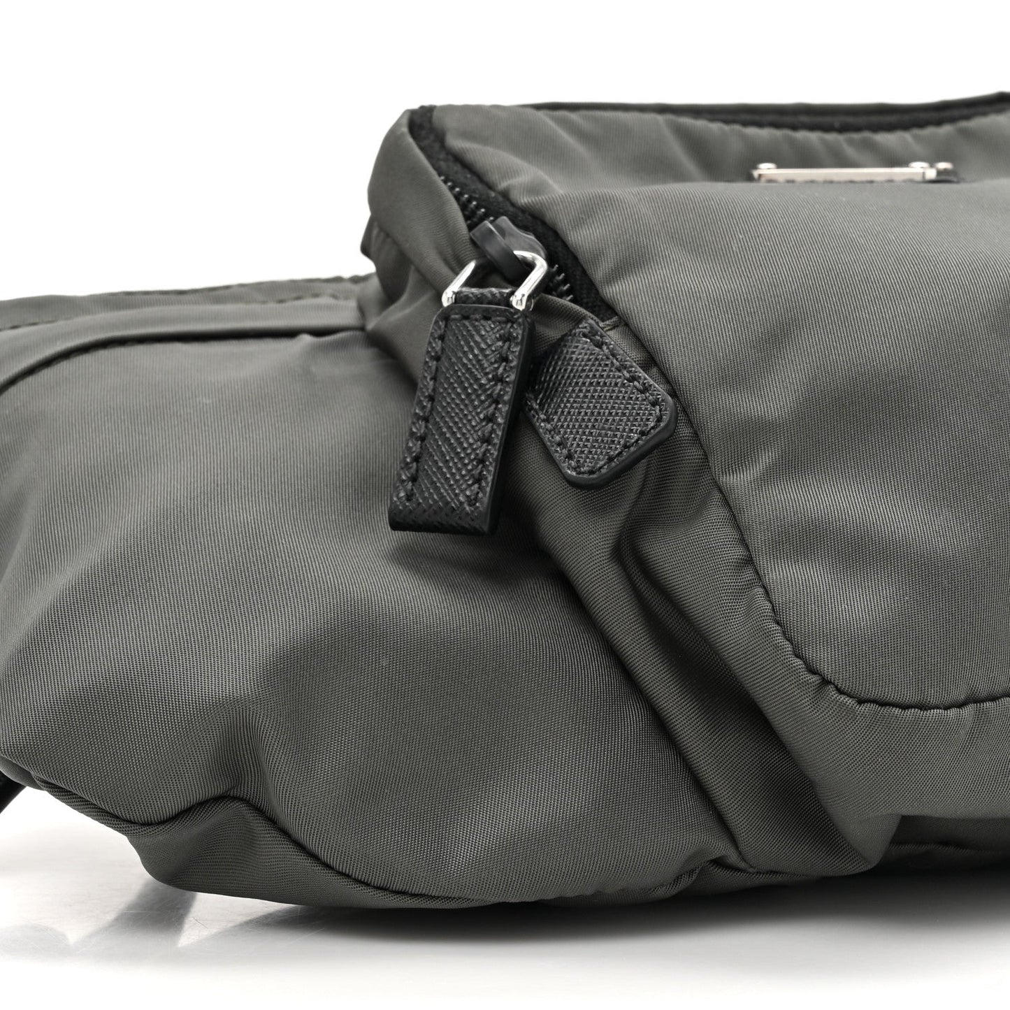 Tessuto Nylon Multipocket Belt Bag Grey
